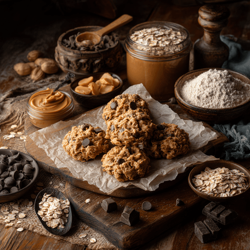 no-bake protein cookies healthy dessert snack