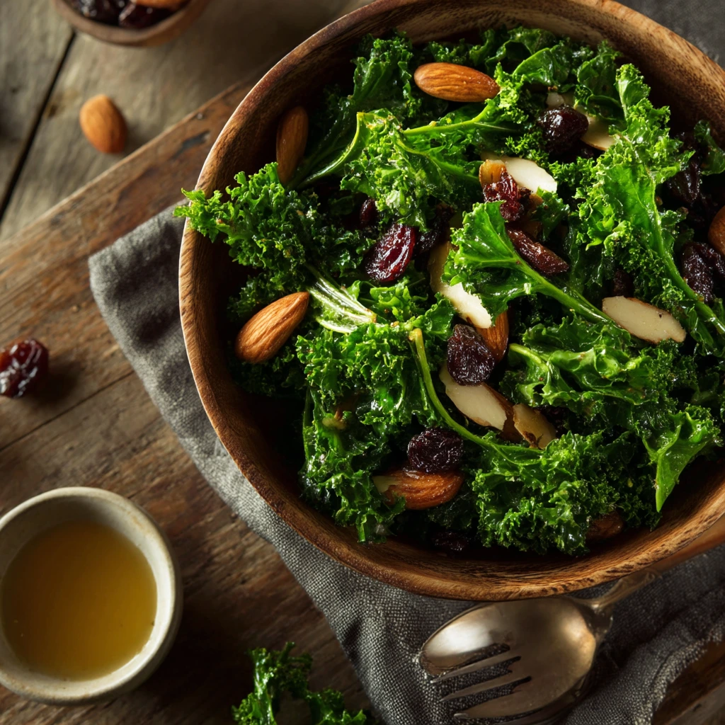 Chick-fil-A kale salad recipe styled with fresh ingredients